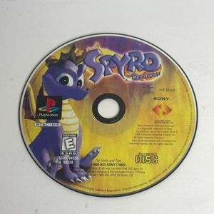 Spyro the Dragon Sony PlayStation 1 PS1 1998 Disc Only TESTED WORKS
